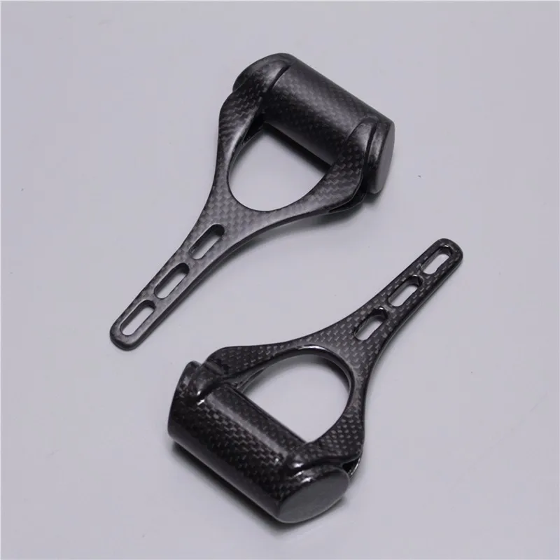 NO LOGO Bike Carbon Speedometer Stents Extender Bracket 3K Carbon Fibe MTBRoad Bicycle Handlebar Stopwatch Seat Holder (4)