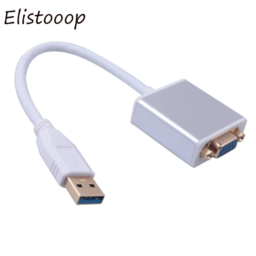 USB 3 0 к VGA Видеокарта дисплей внешний кабель адаптер для WIN7 WIN8 Vista 1080 P/USB разъем
