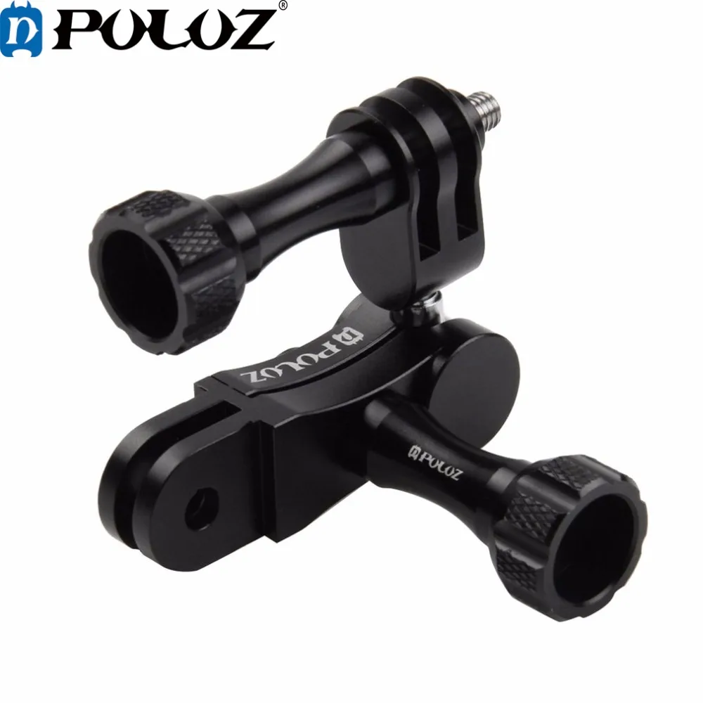 

PULUZ PU174B Aluminum Alloy Ball Joint Set Mount Adapter Holder Adjustable 360degree Rotation For For Xiaoyi Accessories