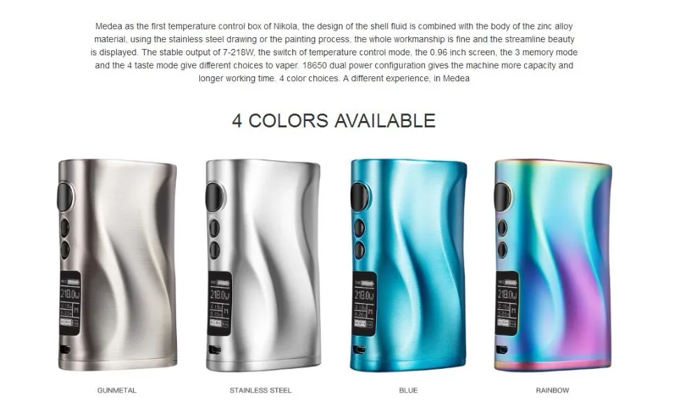 Nikola Medea 218W Box Mod -1