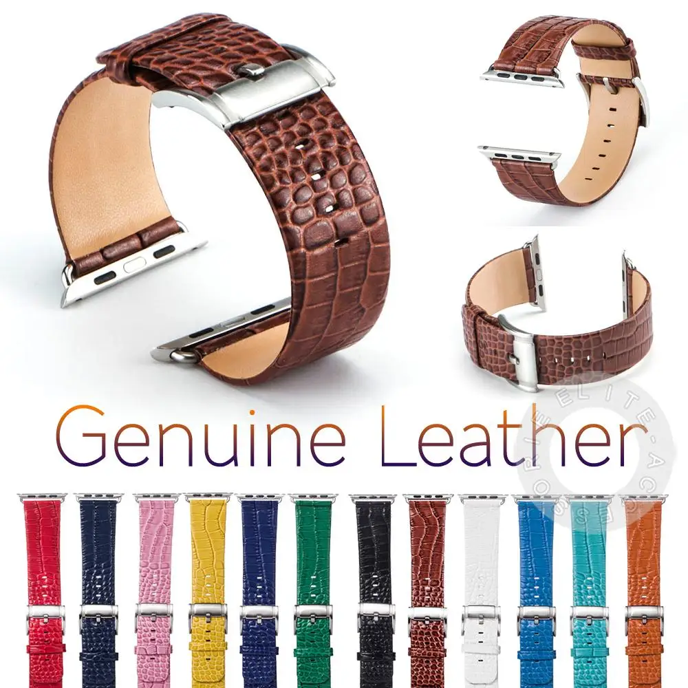 Prix pour 100% Véritable Bande de Montre En Cuir avec Connecteur Adaptateur sangle pour 38 MM Apple Watch Série 1 Série 2 Bande pour iWatch sport Prix pour 100% Véritable Bande de Montre En Cuir avec Connecteur Adaptateur sangle pour 38 MM Apple Watch Série 1 Série 2 Bande pour iWatch sport