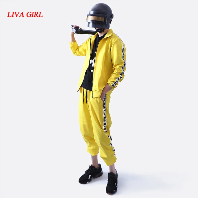 Tracksuit pants yellow pubg Tracksuit pants yellow pubg