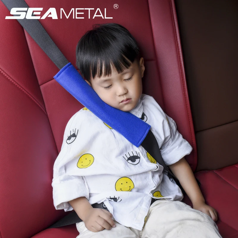 

2pcs Car Seat Belt Pad Auto Child Plush Safety Kids Shoulder Protection Cushion Pad Seatbelts Cover Pillow Interior Accessories