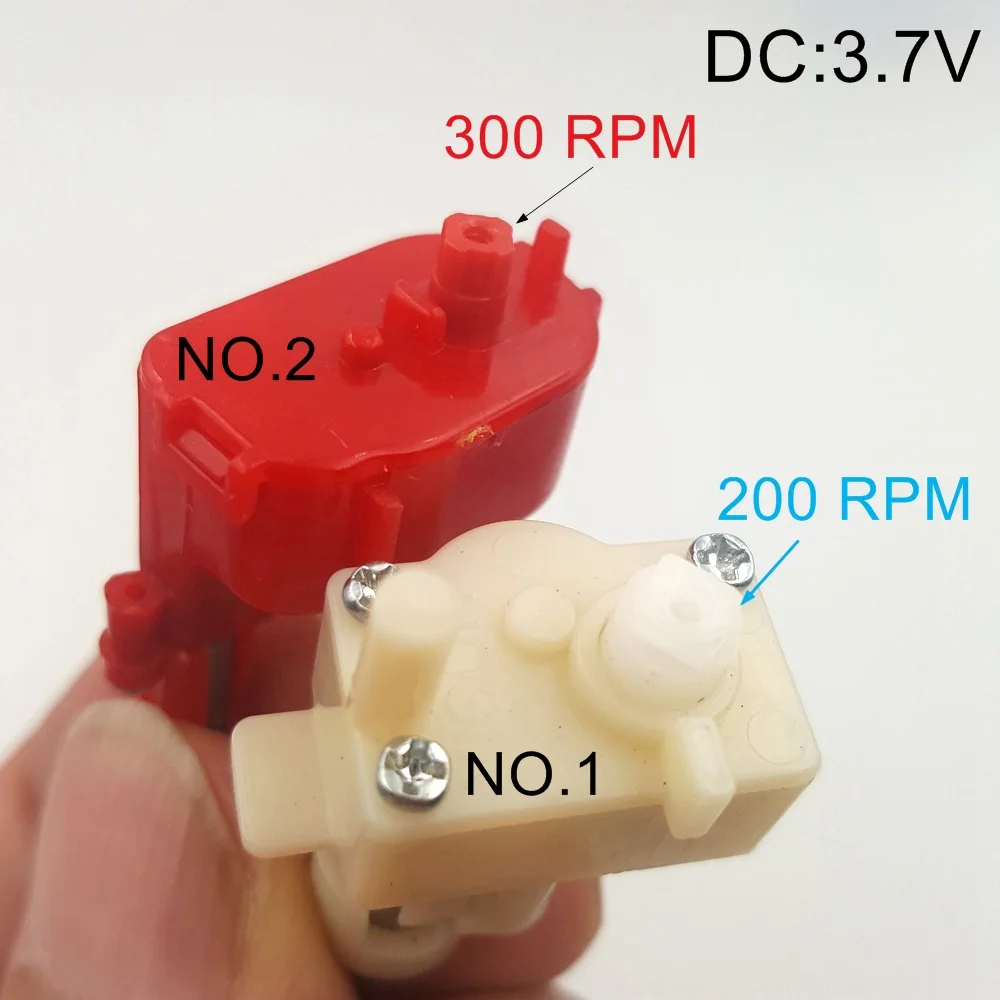 1 шт. 412/612 миниатюрный Бессердечный полый редукторный двигатель постоянного тока 3,7 в мотор-редуктор для изготовления игрушек DIY аксессуары