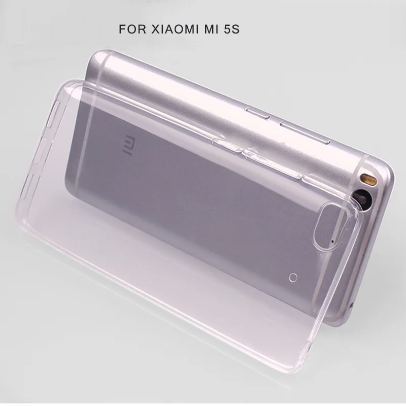 

Ultra thin slim transparent silicone case for xiomi xiaomi mi 5 mi5 mi 5s mi5s funda coque hoesje tpu phone cover kryt tok etui