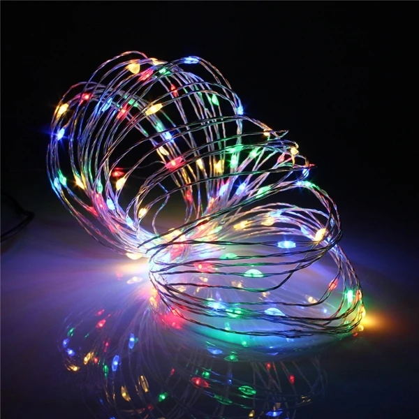 5/10M Waterproof Remote Control Fairy Lights Battery Operated LED