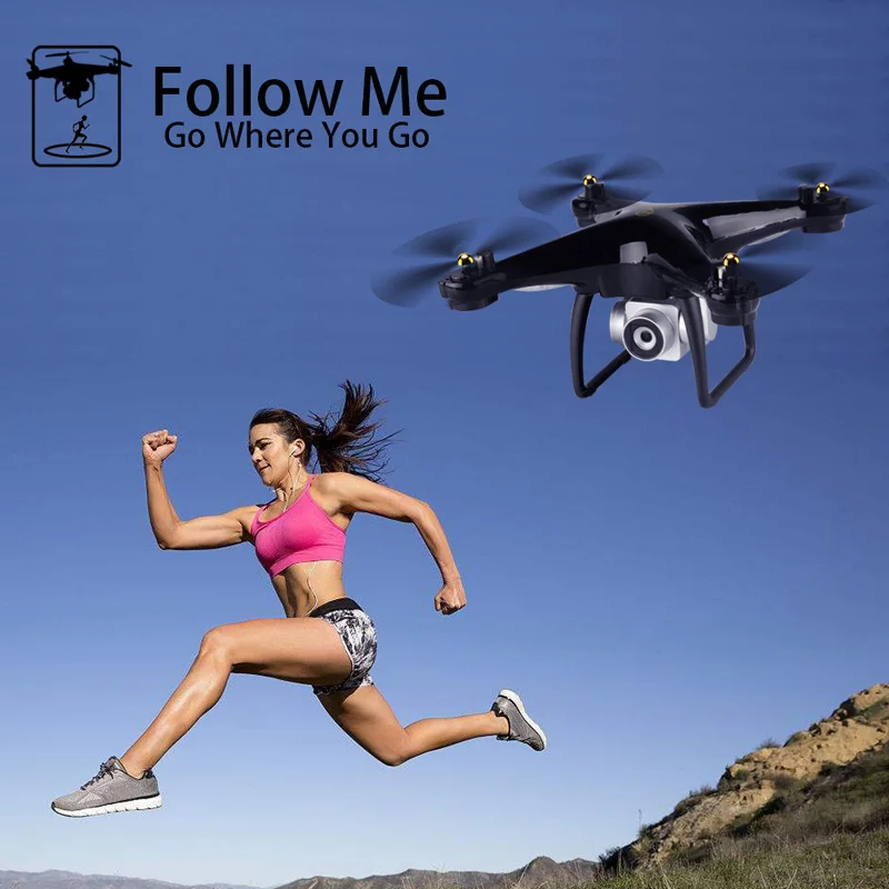 JJRC H68G GPS Drone With Camera 1080P HD 5G Wifi FPV Quadrocopter RC Helicopter Auto Follow Profess