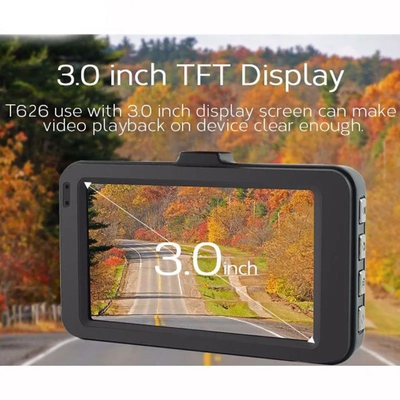 HD 1080P Автомобильный видеорегистратор 170 широкоугольный вождения Регистраторы автомобиля воспринимающий силу тяжести 3 дюймов тире Камера мини Dash Cam Ночное видение Видеорегистраторы для автомобилей