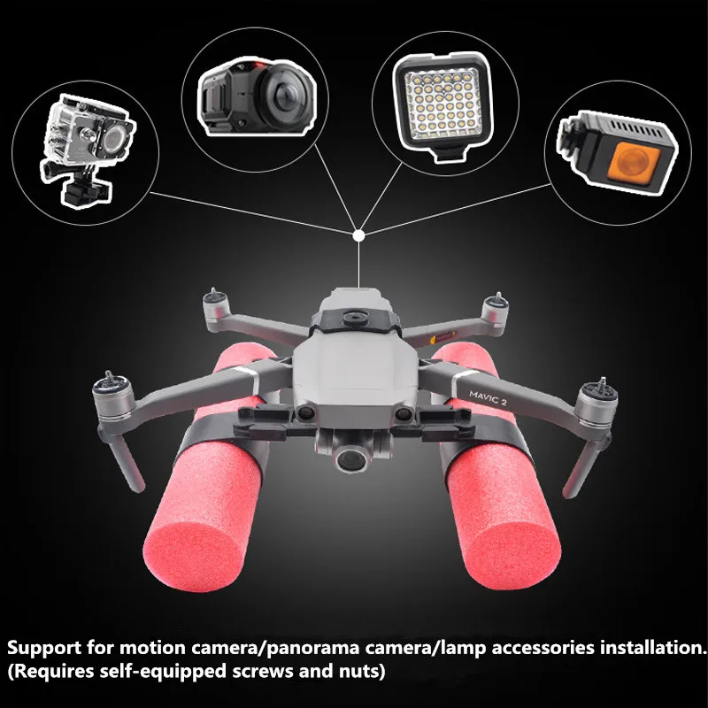 On The Water landing Landing Gear Floating Buoyancy Foam Legs heighten shock absorption Protection For DJI mavic 2 pro zoom Drone Accessories  1 (3)
