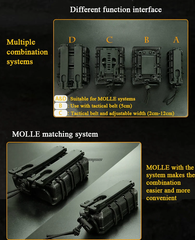 Molle тактический 9 мм журнал сумки Открытый Охота стрельба пистолет поясной ремень Mag сумки Военная страйкбол CS Wargame чехлы