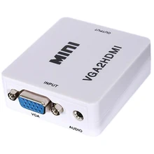 1080P Audio VGA to HDMI HD HDTV Video Converter Box Adapter for PC Laptop DVD                                                 #8