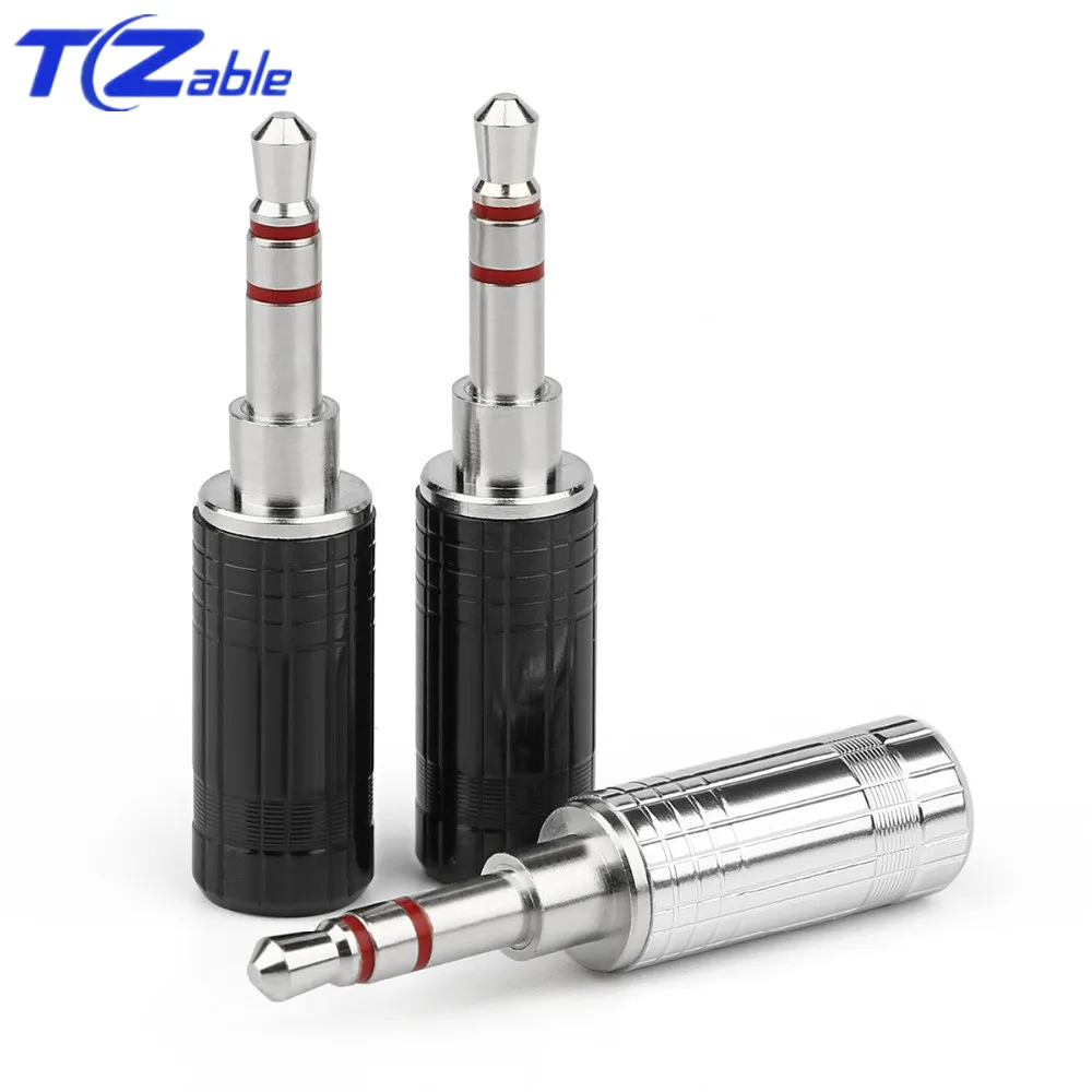 3.5MM Plug Audio 3 Pole Male Headphone Connector Adapter DIY HiFi Wire For Equipment | Электроника