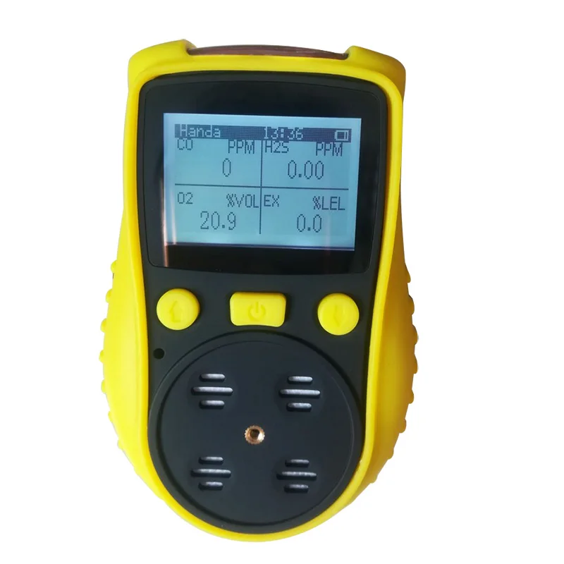 

4 In 1 O2 H2S CO Combustion Gas Analyzer Portable Oxygen Carbon Monoxide Detector Tester with Alarm Systerm Gas Leakage Sensor