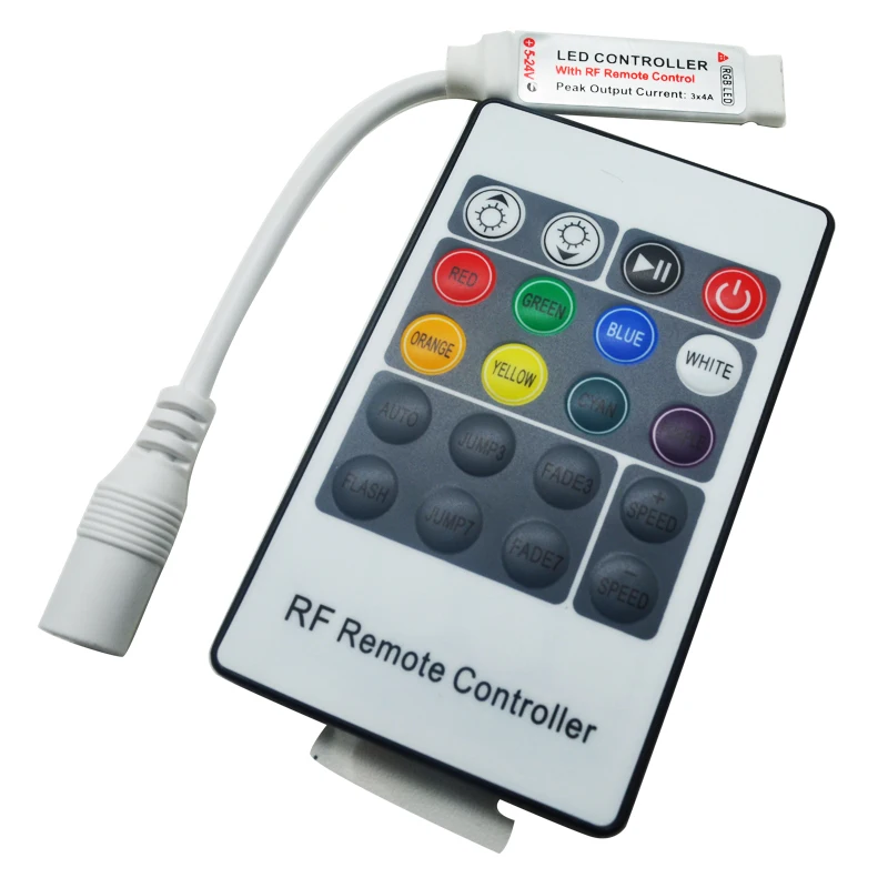 Aliexpress.com : Buy DC12V 24V Mini RGB Led Controller RF 20Keys ...