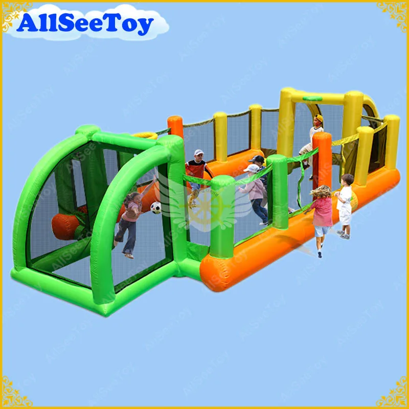 

Inflatable Football Field for Kids,Nice Inflatable Game for Family,Air blower Included