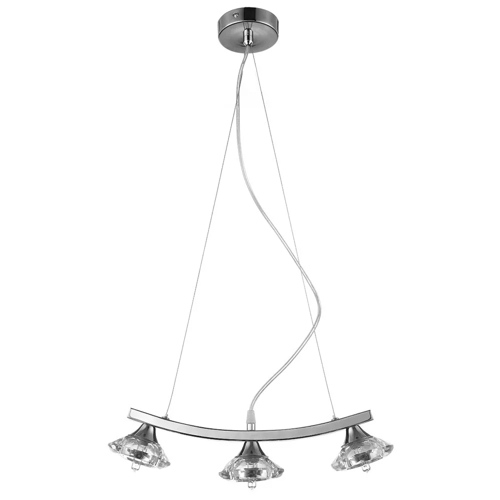 

LED Night Light Ceiling Pendant lamp Chrome G9 Modern Dining Room Fixture 3Heads for home