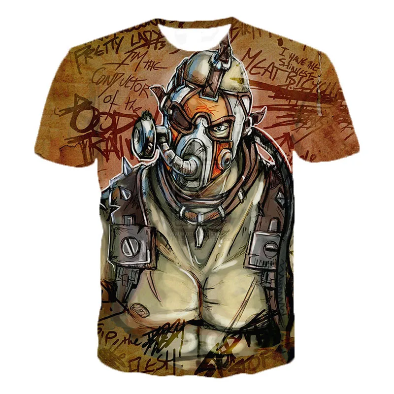 

Summer Fashion New Game Borderlands 3 T-Shirts Newest 3D Print Popular Game Borderlands 3 T-Shirt Men Women Tops
