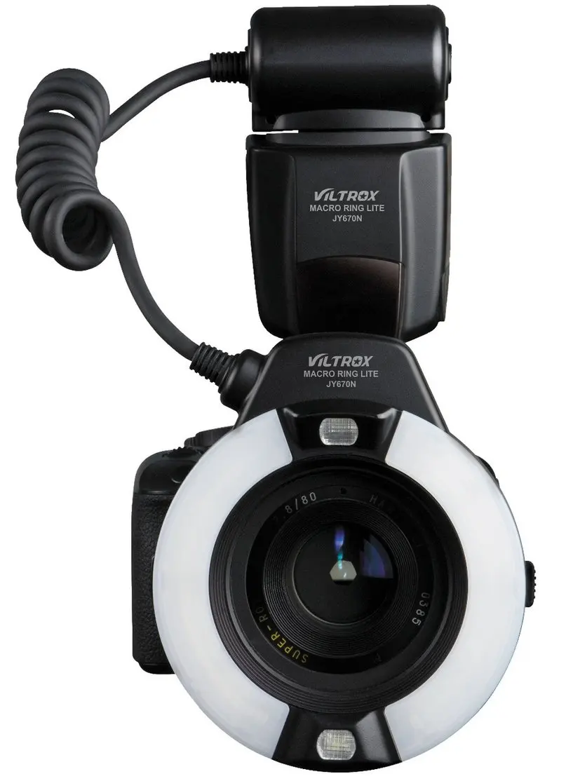 

Viltrox JY-670N TTL Macro Close-Up O Ring Light Flash for Nikon D5100 D3200 D3100 D800 D90 DSLR camera
