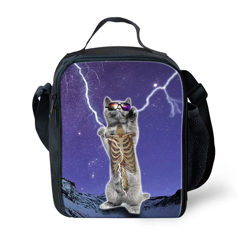 CC5220G FORUDESIGNS Galaxy Cat Печать Термосумка для пищи Термосумка сумки для пикника еда ланча коробка сумка для женщин девочек дамы дети - Цвет: CC5220G