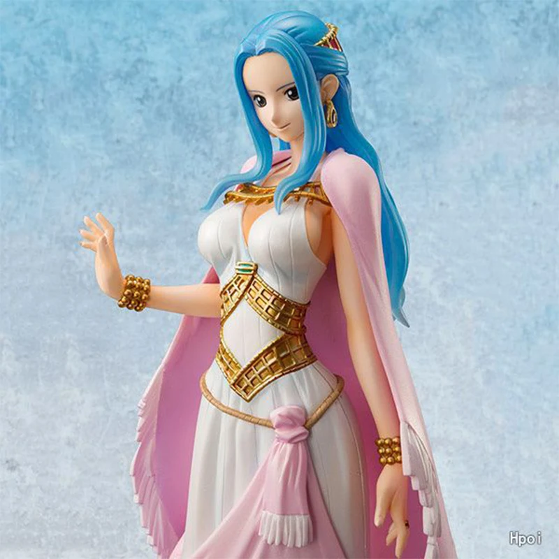 22cm Anime Figure Model ONE PIECE P.O.P DX Princess Nefeltari Vivi Two years later the new world PVC Action Toys chirstmas Doll | Игрушки и