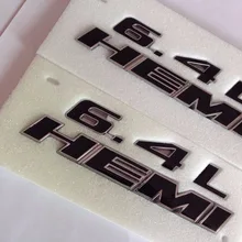 Новинка, высокое качество, 6.4L хром черный HEMI эмблема корка и эмблема