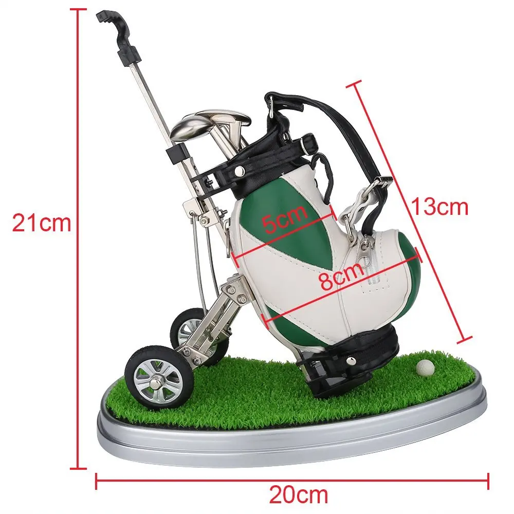Caiton Novelty mini golf bag pens holder christmas golf souvenir tour novelty golfer's gift set Caiton Novelty mini golf bag pens holder christmas golf souvenir tour novelty golfer's gift set