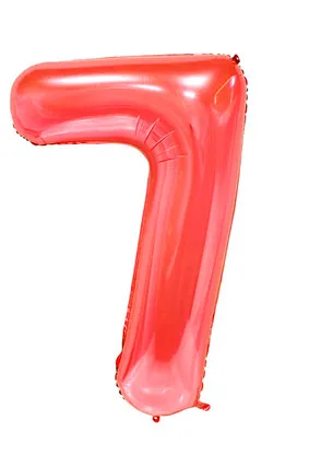 40-дюймовый светодиод красный номер Фольга воздушные шары День рождения украшения дети цифры воздушный шар с гелием Свадебный декор черный рис воздушный шар Globos - Цвет: Red 7
