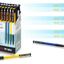 36 шт./партия шариковая ручка с синими чернилами 0,7 мм классические офисные аксессуары ручки канцелярские canetas Escolar материалы для школы принадлежности