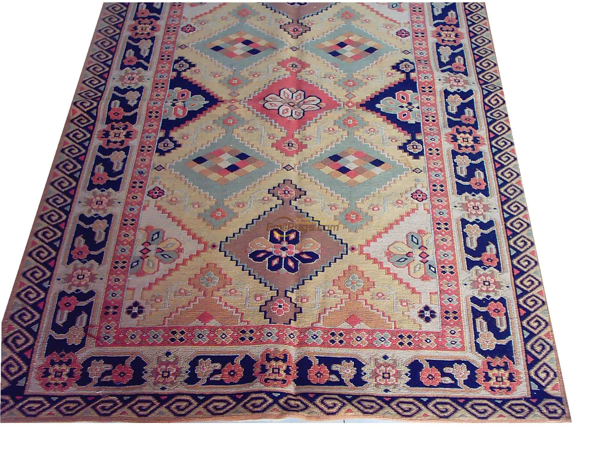 

The Craft Of Making Wool By Hand Antique Decor Floor For Bedroom Ethnic Style Wool soumak Rug Carpet