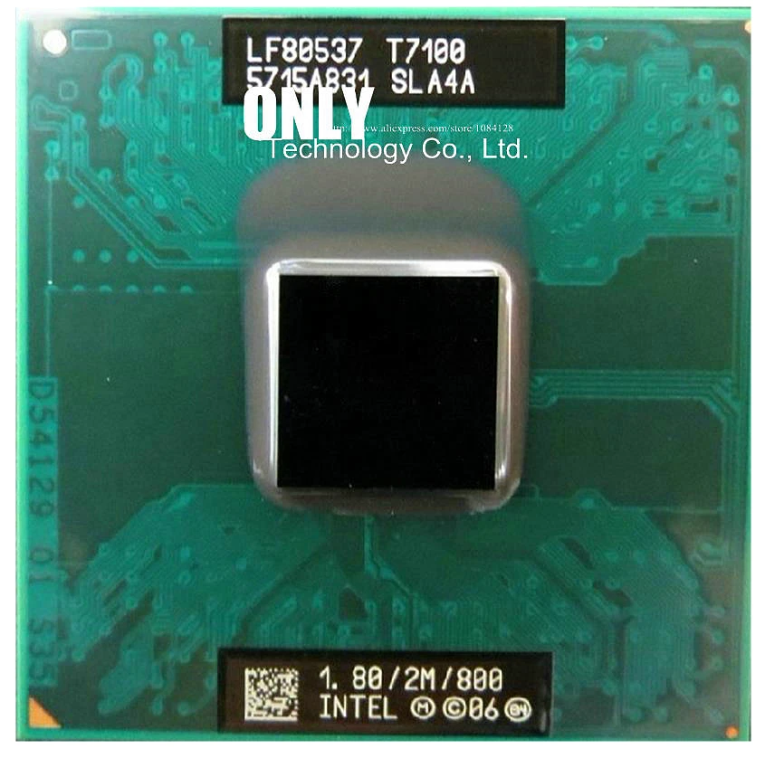 free shipping Laptop CPU T7100 (2M Cache 1.8GHz 800MHz FSB) Dual-Core processor | Компьютеры и офис