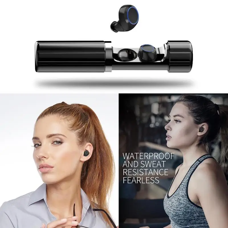 HM51 TWS Беспроводные Bluetooth 5,0 наушники 3D стерео наушники с микрофоном Высокое качество беспроводные наушники с зарядной коробкой