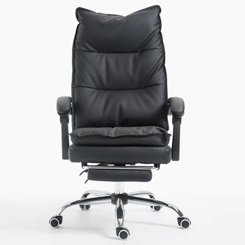 

Computer Chair Home Office Cowhide Chair Reclining Swivel Lifting Lunch Break Boss Chair Silla Oficina Cadeira Gamer