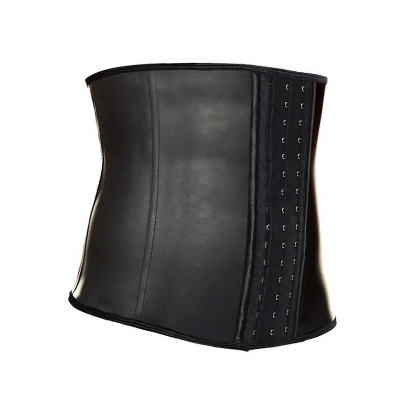 HU&GH XS-3XL Latex Men Corset Waist Control Steel Boned Hot Body Shaper Waist Cincher Belt Girdle Men Amincissante Ventre Homme (4)