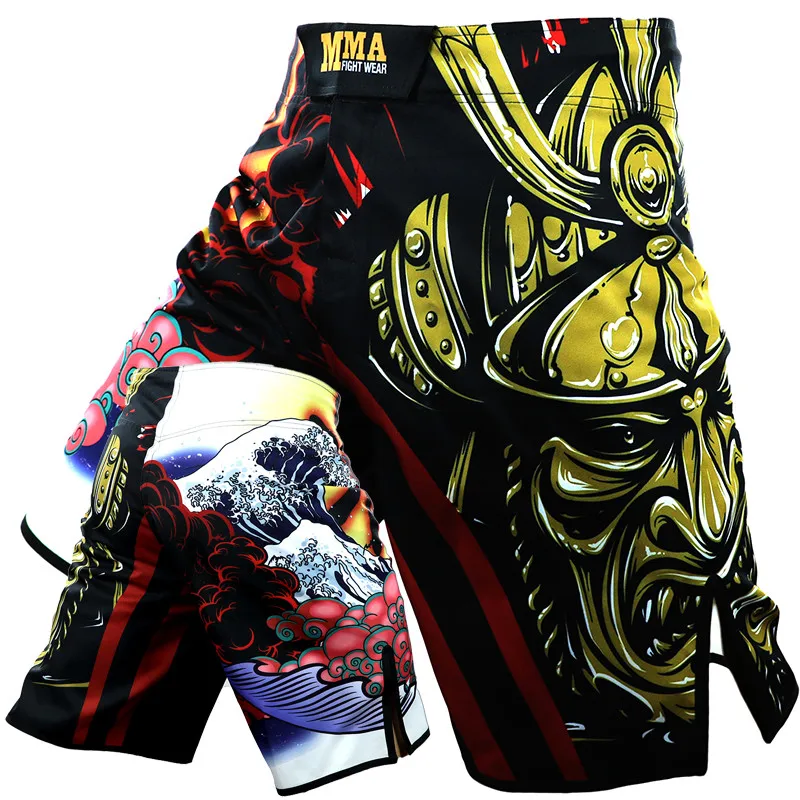 

Genera MMA boxing Breathable sports fitness personality shorts Muay Thai fist pants Sanda fights cheap mma shorts boxing shorts
