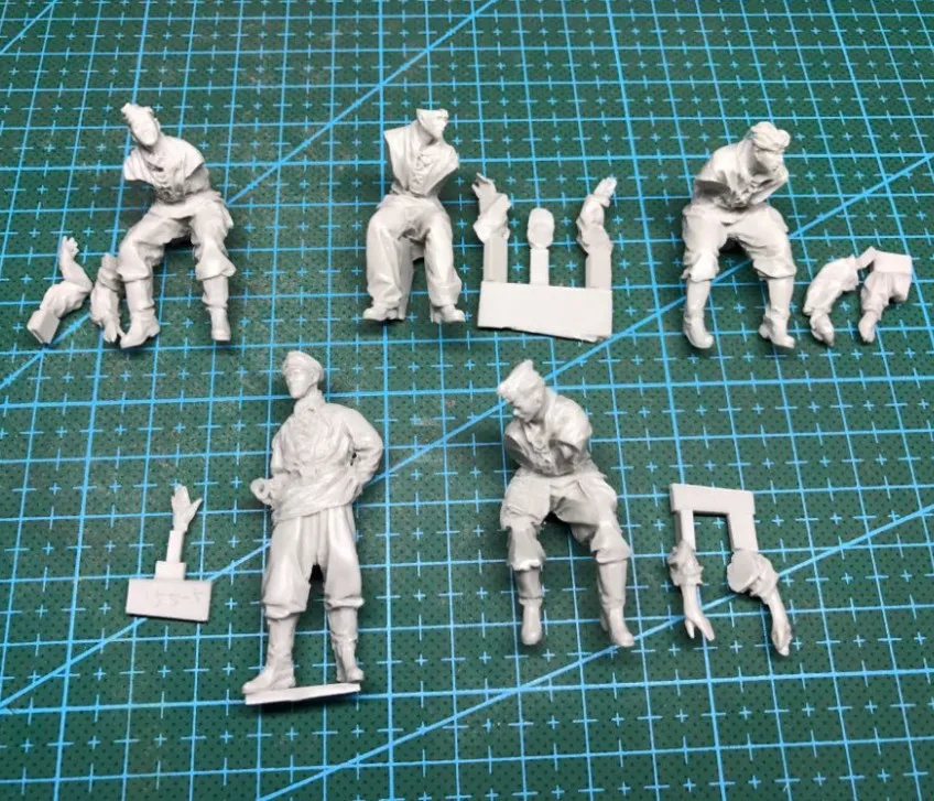 1/35 модельная фигурка из смолы разобранный Неокрашенный набор 00393|Наборы для