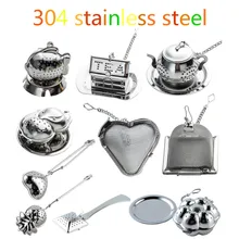 1 шт. чайный горшок форма из нержавеющей стали мелкоячеистый ситечко для чая многоразовый фильтр для заварки специй, Европейский SGS тест-пасс