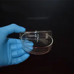 5 шт./лот высокое качество стекло Петри блюдо для лабораторная пластина бактериальные дрожжи диаметр 90 мм