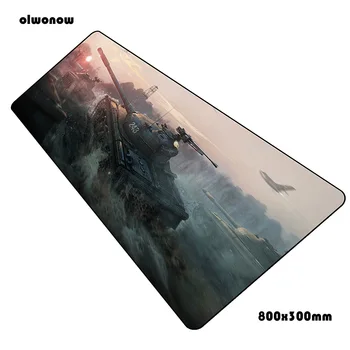 

world of tanks mouse pad 800x300x3mm gaming mousepad High-end office notbook desk mat locrkand padmouse games pc gamer mats