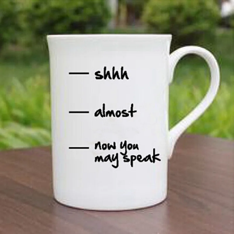 Custom Vinyl Stickers for Mugs Cups Glasses Decoration Personalised