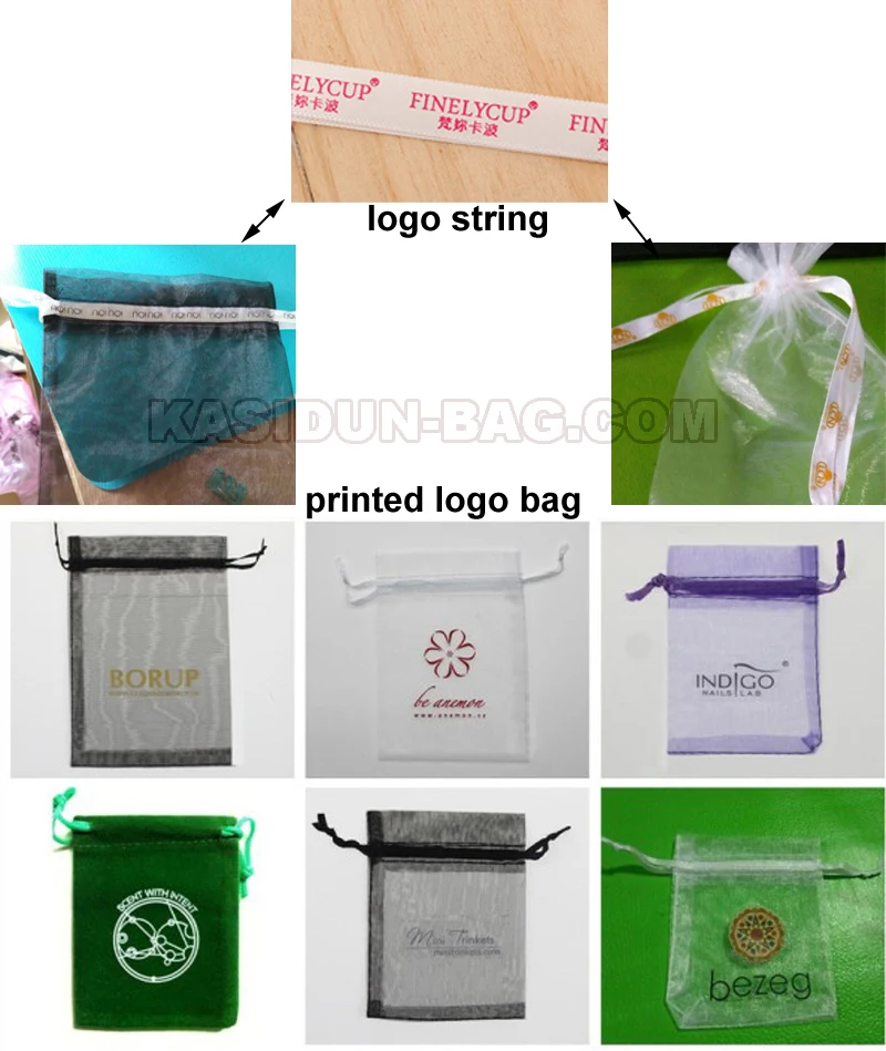 logo string bag