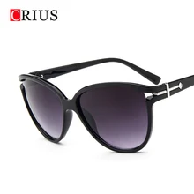T Marca CRIUS nueva ojos de gato gafas de sol de las mujeres para las mujeres lunette de soleil gafas de sol gafas de sol de la vendimia grandes marco
