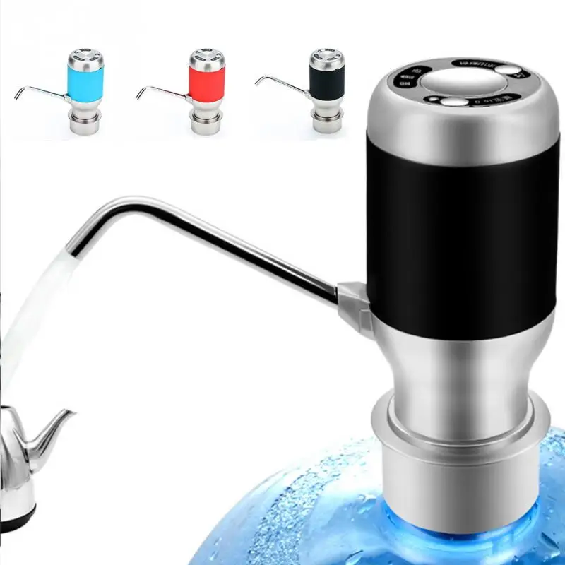 

Portable Automatic Water Bottle Pump Smart Dispenser with USB Rechargeable Electric Battery Drinking Water Bottle Pump