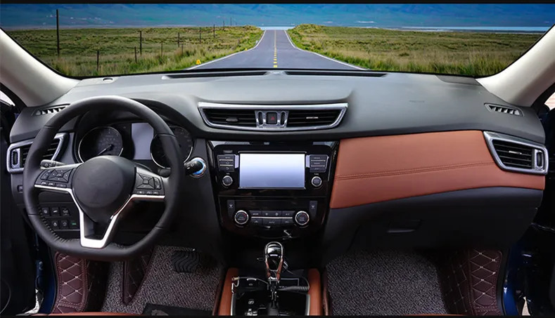 Для Nissan X-trail X trail T32- Автомобильная внутренняя навигационная панель управления кондиционер декоративная рамка выпускного отверстия крышка