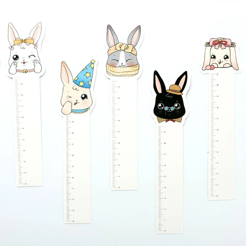 

30pcs/box Cartoon Rabbit Bookmark Cute Marque Page School Supplies Promation Stationery For Student Kids Gift