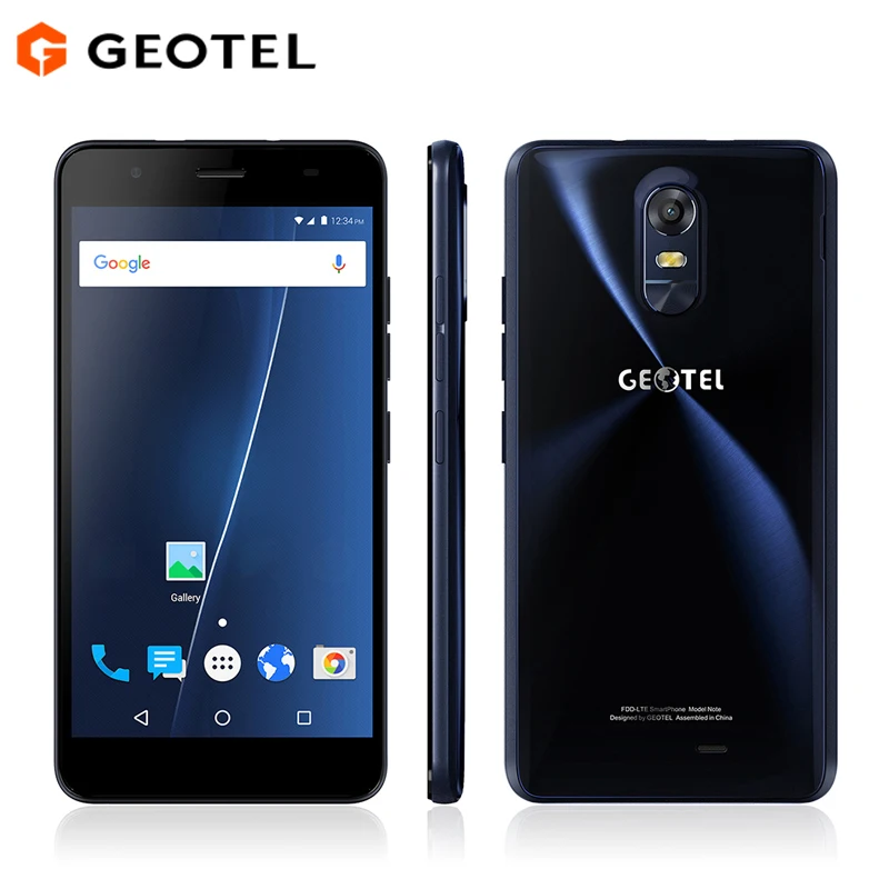 Original Geotel Note Smartphone MTK6737 3GB RAM 16GB ROM 5 5 MTK6737 Quad Core 4G LTE