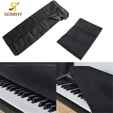 88-keys Electronic Piano Keyboard Cover Dustproof Layer Thickened Black 135x55x22cm Piano Cover Cases Instrument Accessories