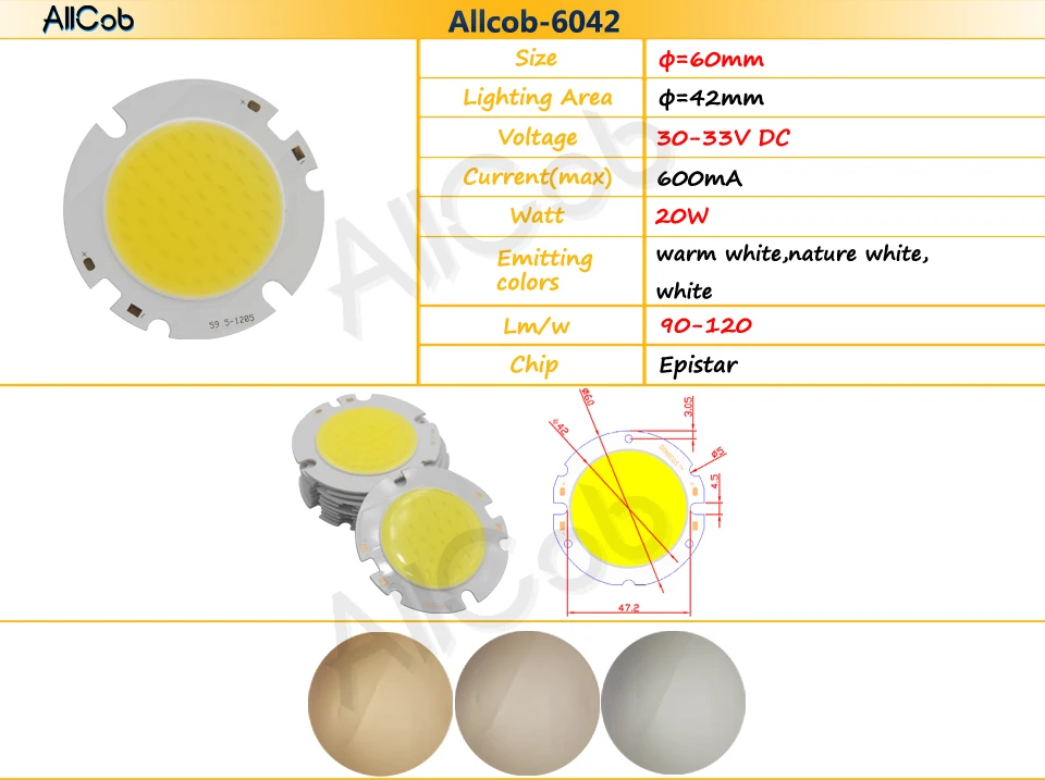ALLCOB-20W-6042
