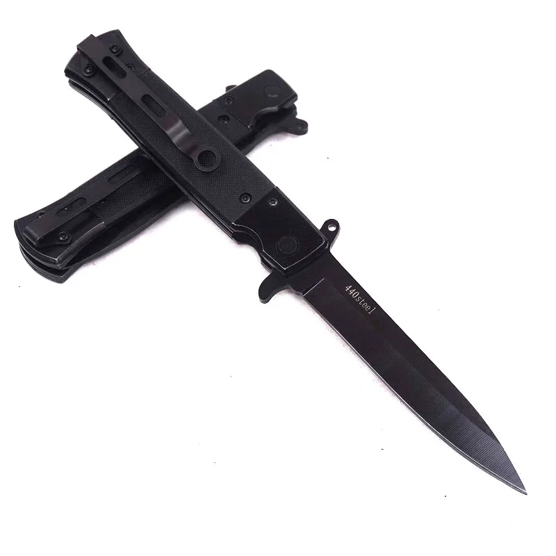 

Small Folding Pocket Knife Survival Tactical Knife Combat 440 Steel Camping utility Hunting Knives EDC Multitool Outdoor Tools