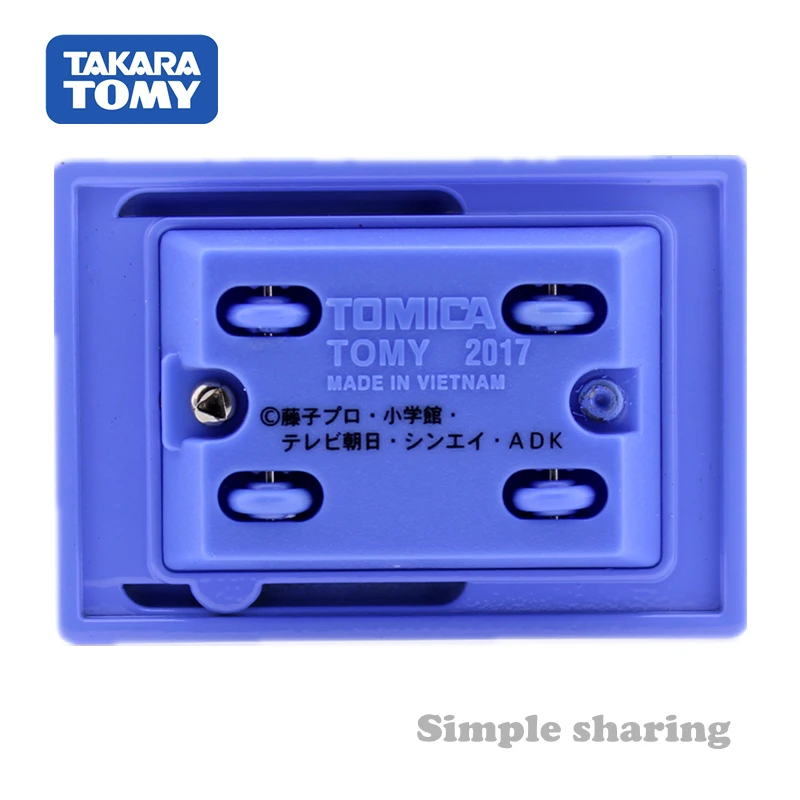 Takara Tomy Tomica Ride On R04 Doraemon Time Machine Модель Kit Jingle Cat робот Игрушечная машина литая аниме