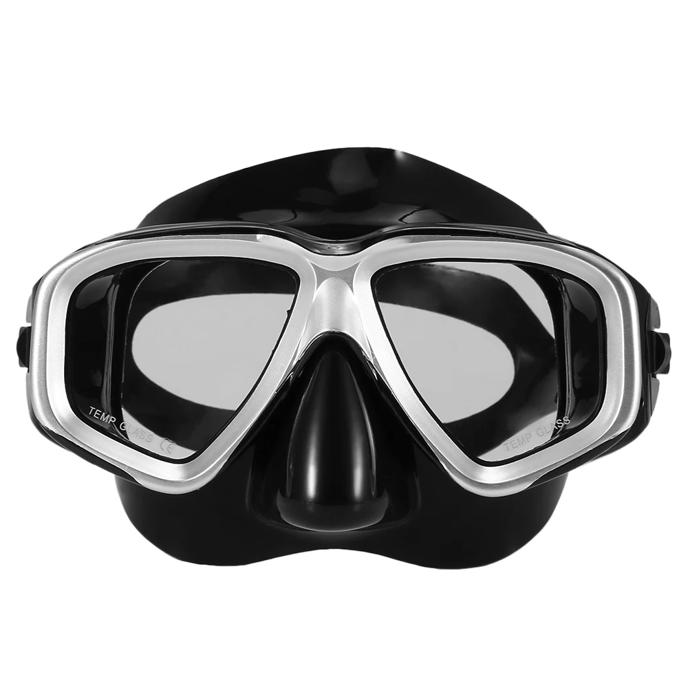 Новая свободная маска для дайвинга, маска для подводного плавания, чехол для хранения, очки для дайвинга - Цвет: Светло-серый